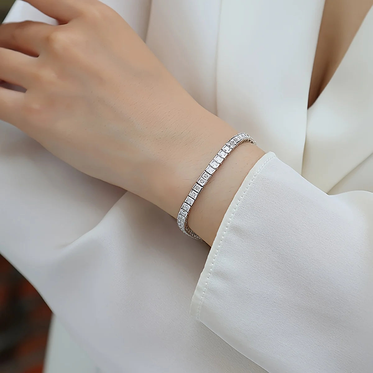 Moissanite Tennis Bracelet