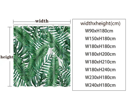 1pc White Theme Modern Butterfly Shower Curtain