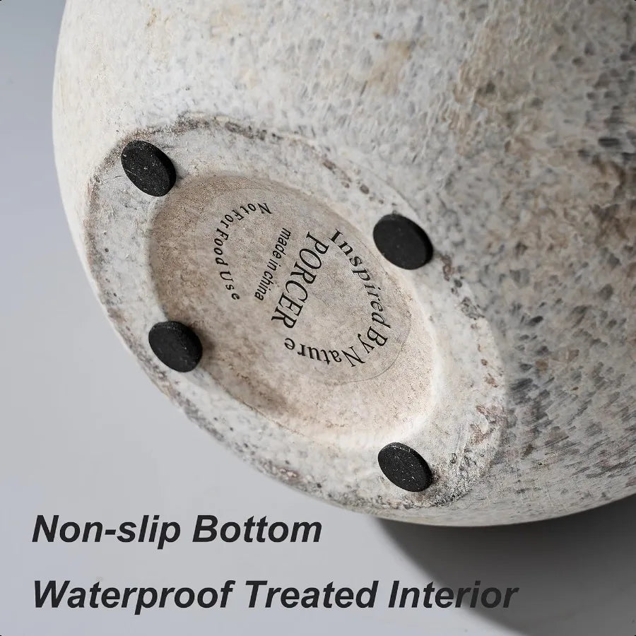 Ceramic Terracotta Vase with Handles