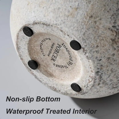 Ceramic Terracotta Vase with Handles