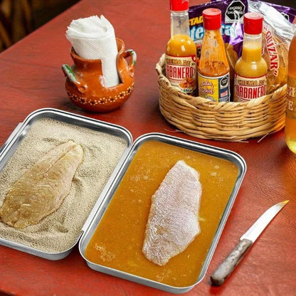 Breading Trays Set Of 3 Dredging Trays