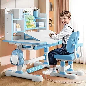 Kids Functional Desk and Chair Set