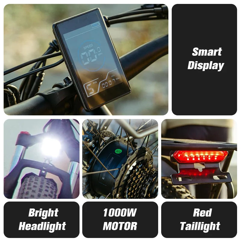 QNQ Electric Bicycle 1500W Motor