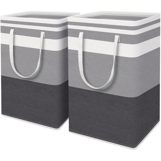 2-Piece Large Laundry Basket Set