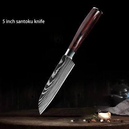 1-10PCS Chef Knife Set