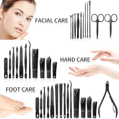 26 pieces brown nail kit