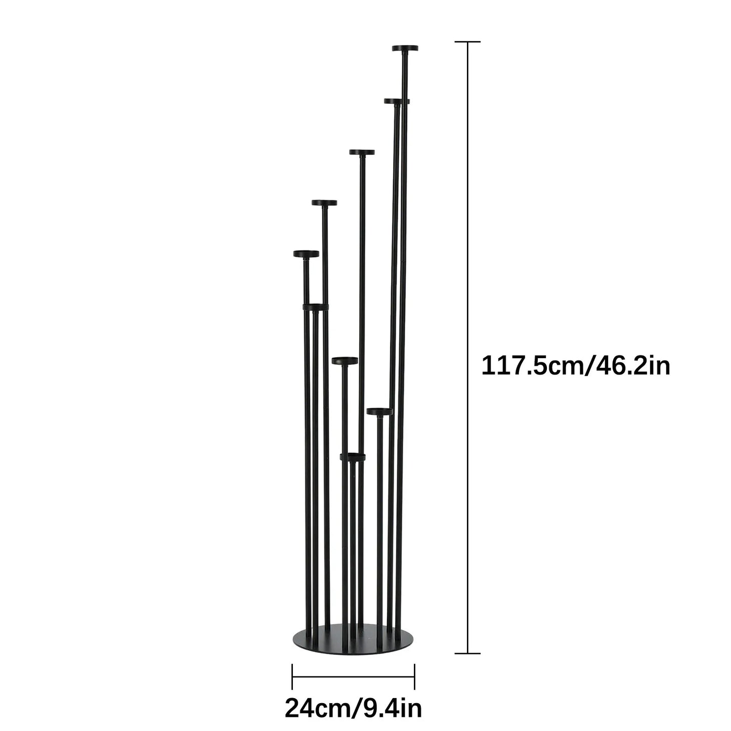 9 Arms Pillar Tapper Candle Holders