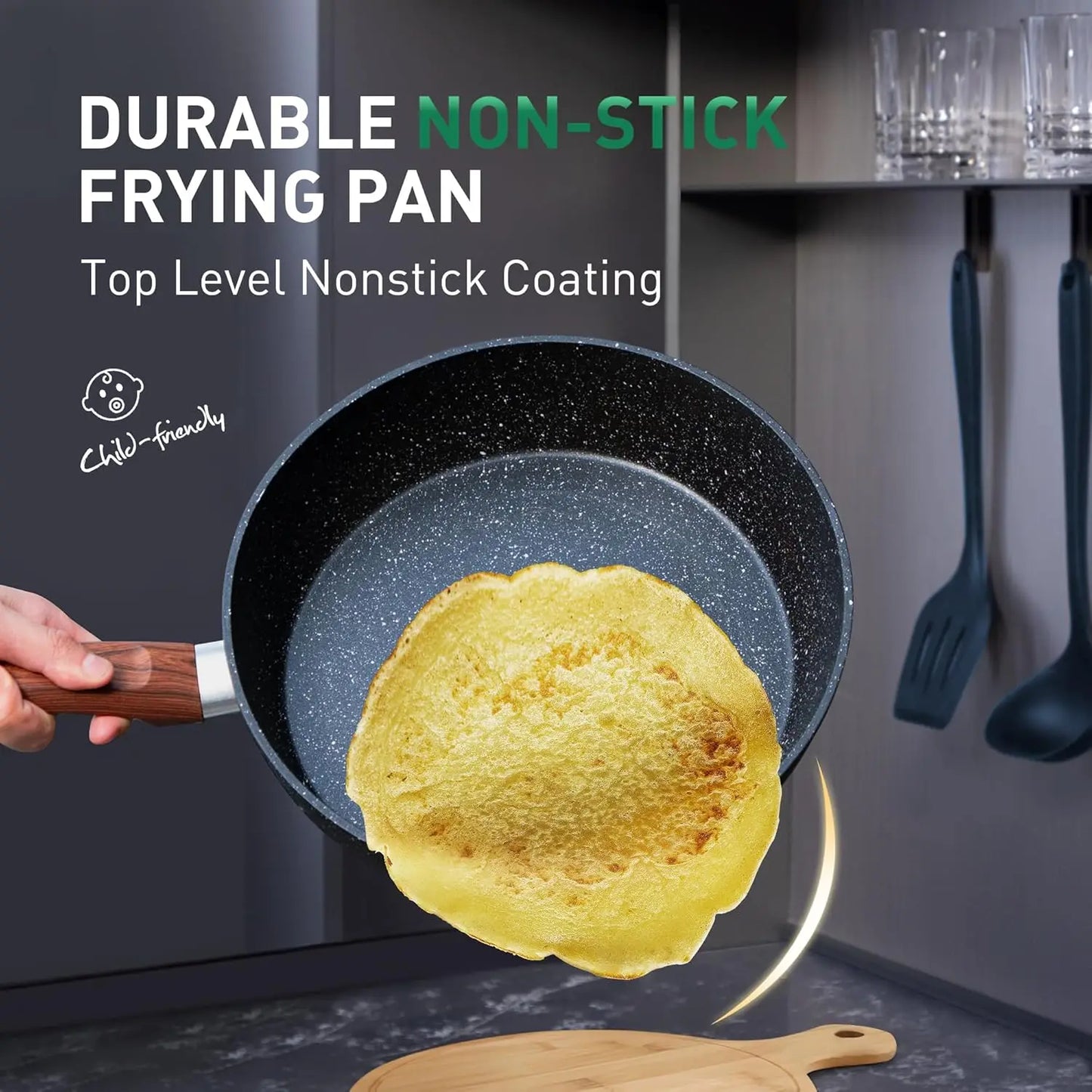 Pots And Pans Non Stick - 12 Piece