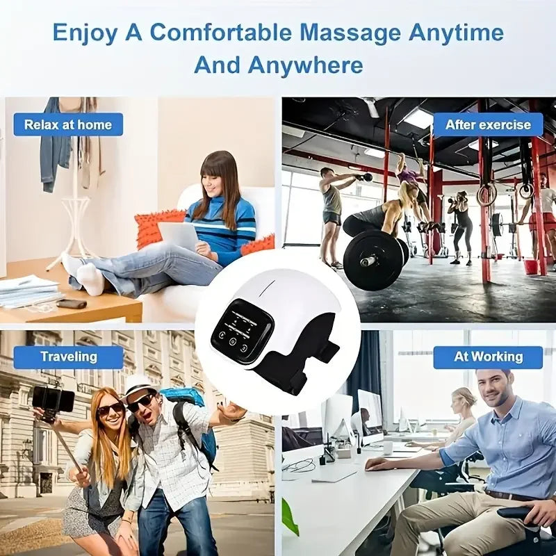 Wireless Knee Massager with 3 Heating Levels