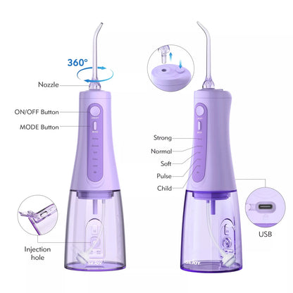 Dental Cordless Water Flosser for Teeth Cleaning