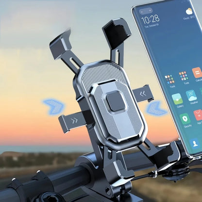 Bike Phone Holder Cellphone Handlebar Mount Universal Non-slip Bicycle phone Stand Shockproof Bracket GPS Motorcycle Support