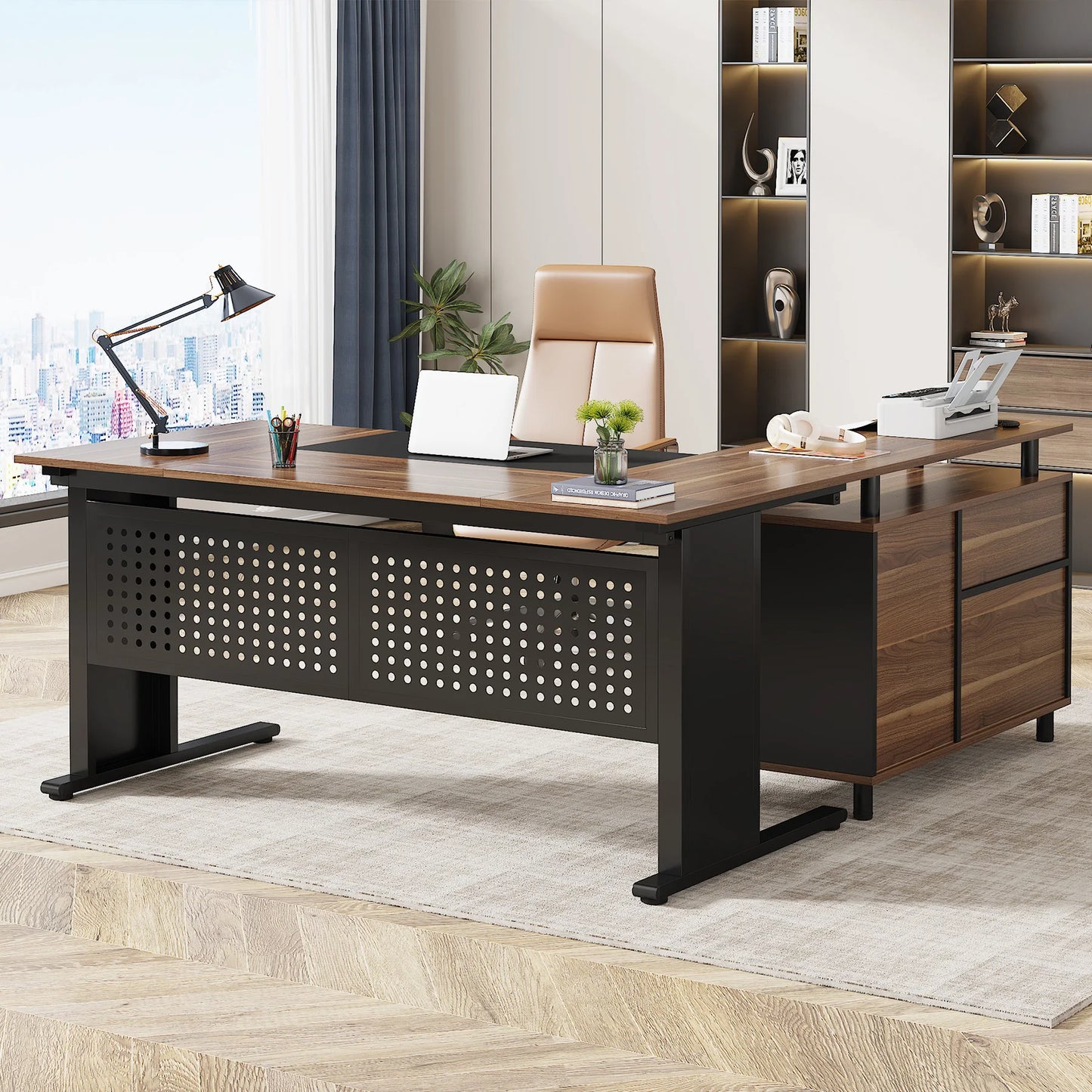Tribesigns 63 Inch Executive Desk