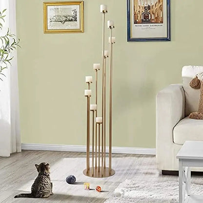 9 Arms Pillar Tapper Candle Holders