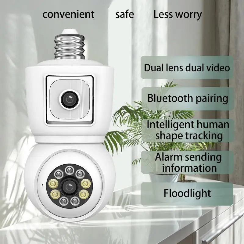 8MP E27 Bulb WiFi Camera