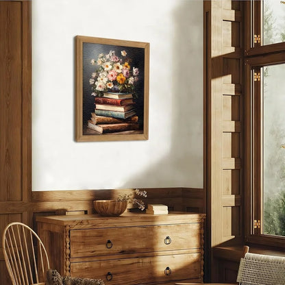 Framed Vintage Floral Wall Art 3D