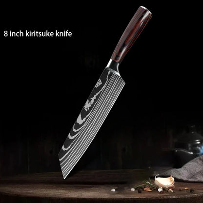 1-10PCS Chef Knife Set