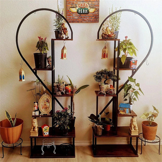 Plant Stand Half Heart