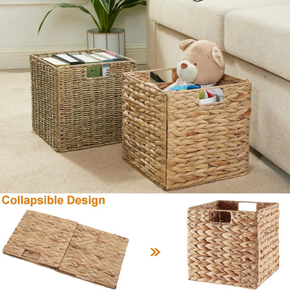 Hand-woven Seagrass Storage Baskets