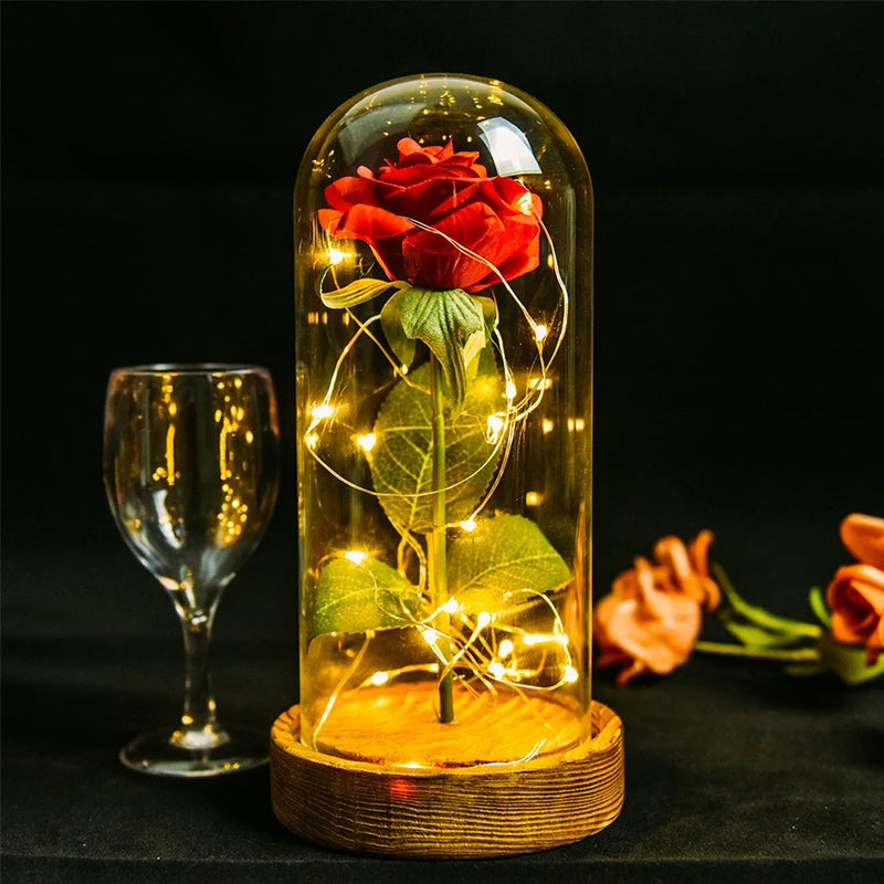 Eternal Rose In Glass Dome