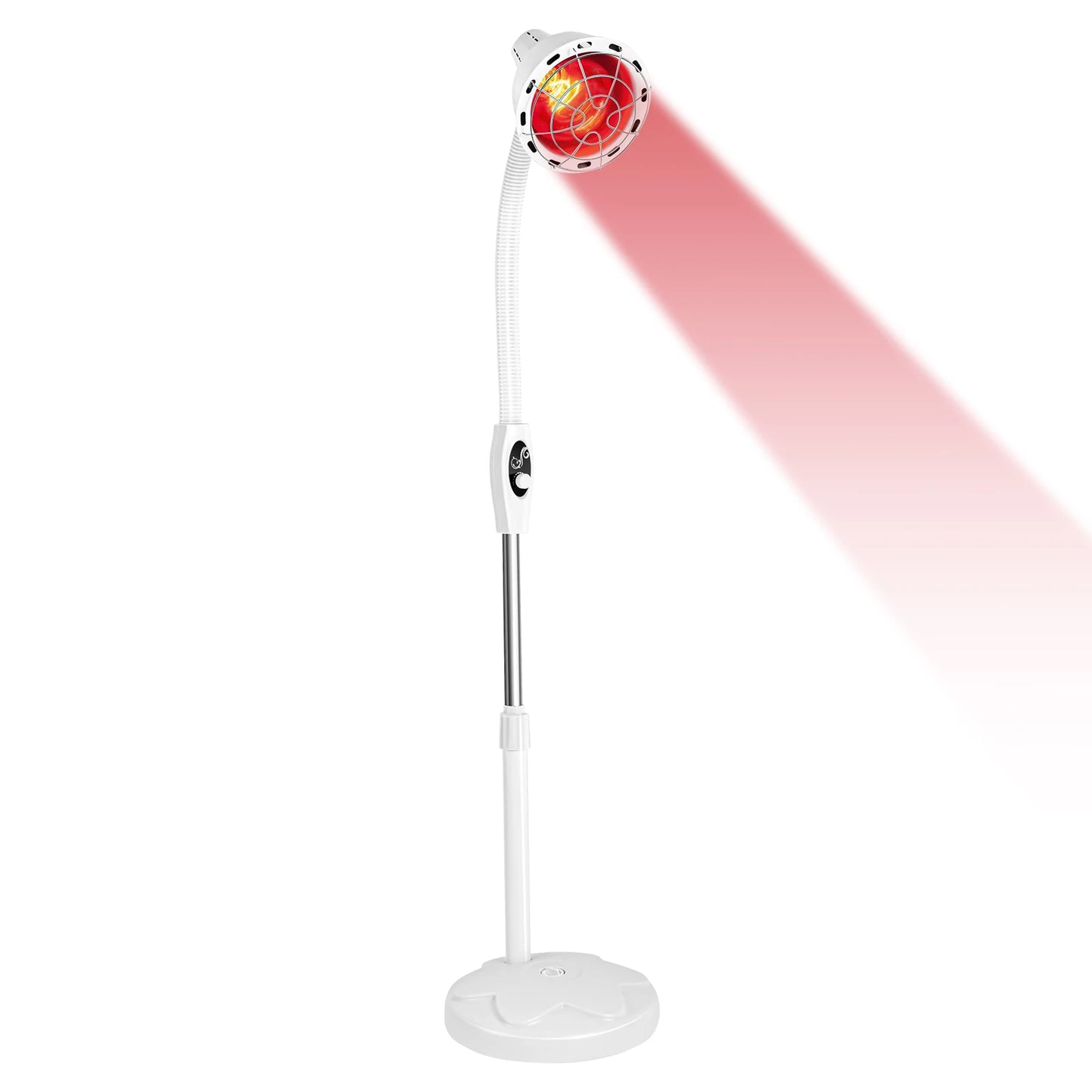 275W Infrared Light Therapeutic Lamp Therapy Lamp Body Pain Relief and Skin Smooth 360 ° for Homes, Massage Parlors