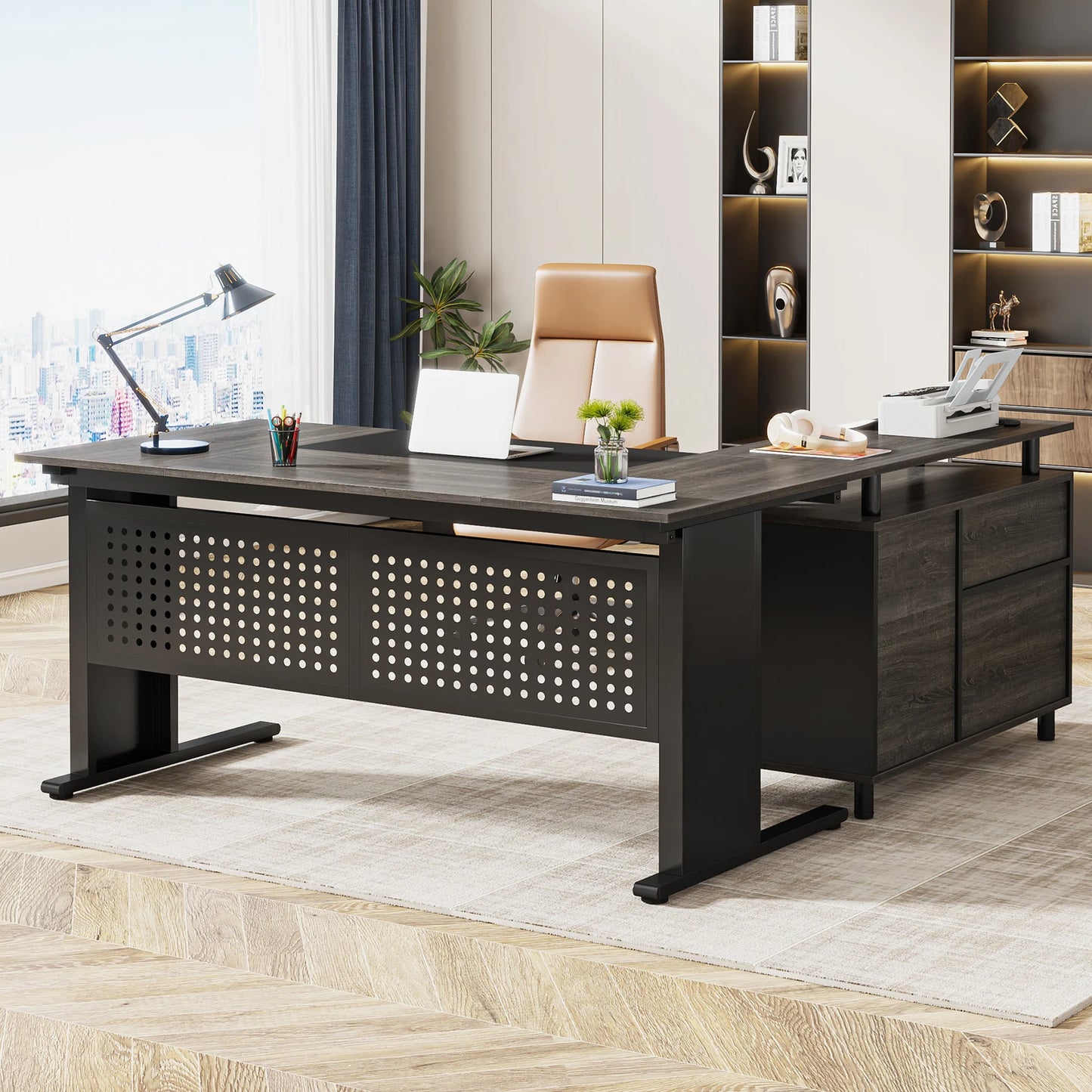 Tribesigns 63 Inch Executive Desk