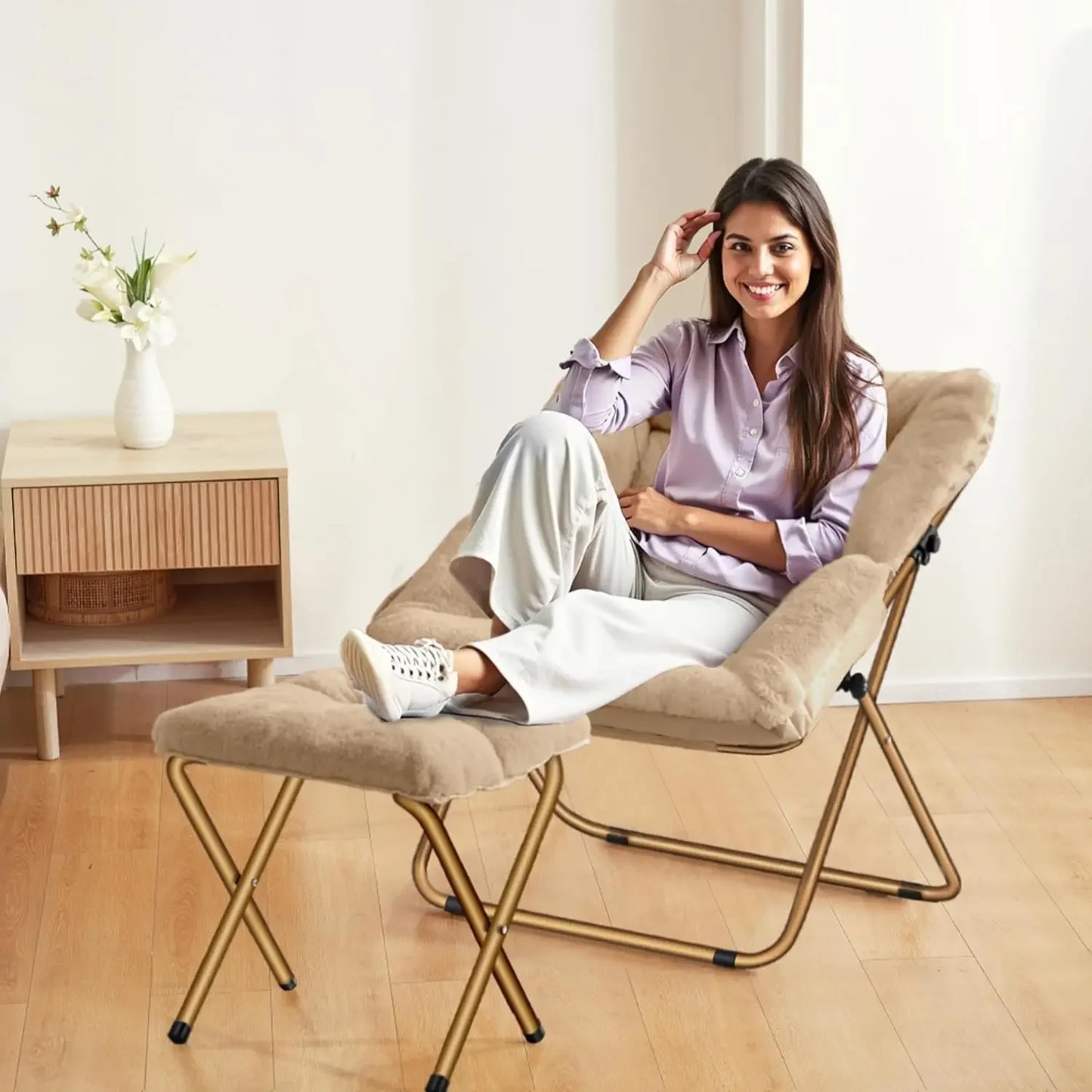 Foldable Saucer Chair