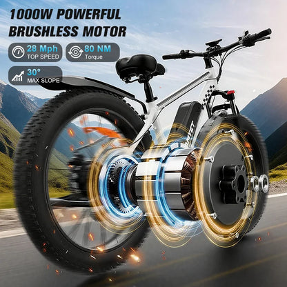 QNQ Electric Bicycle 1500W Motor