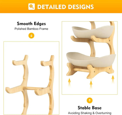 3 Tier Ceramic Fruit Basket