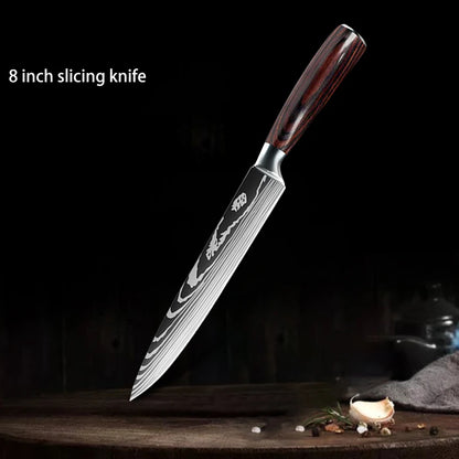 1-10PCS Chef Knife Set