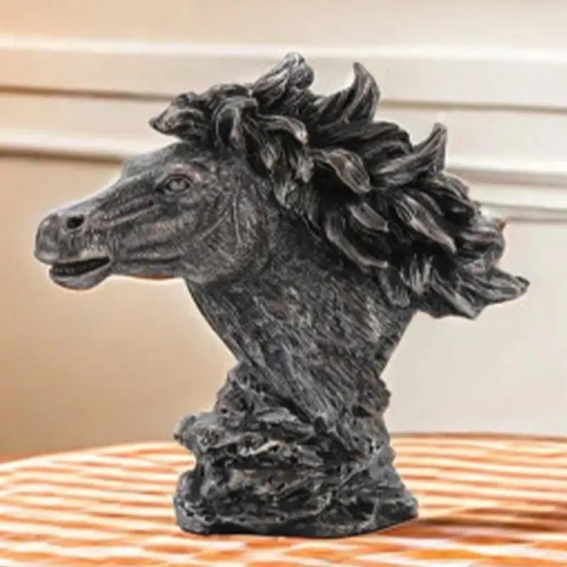 Horse Head Statue