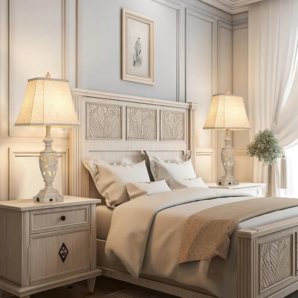 29.5"H Set of 2 Touch Control Traditional Table