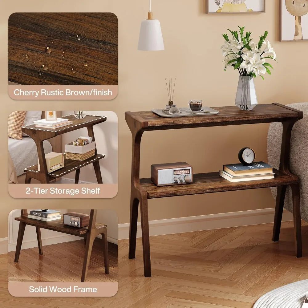 Solid Wood End Table