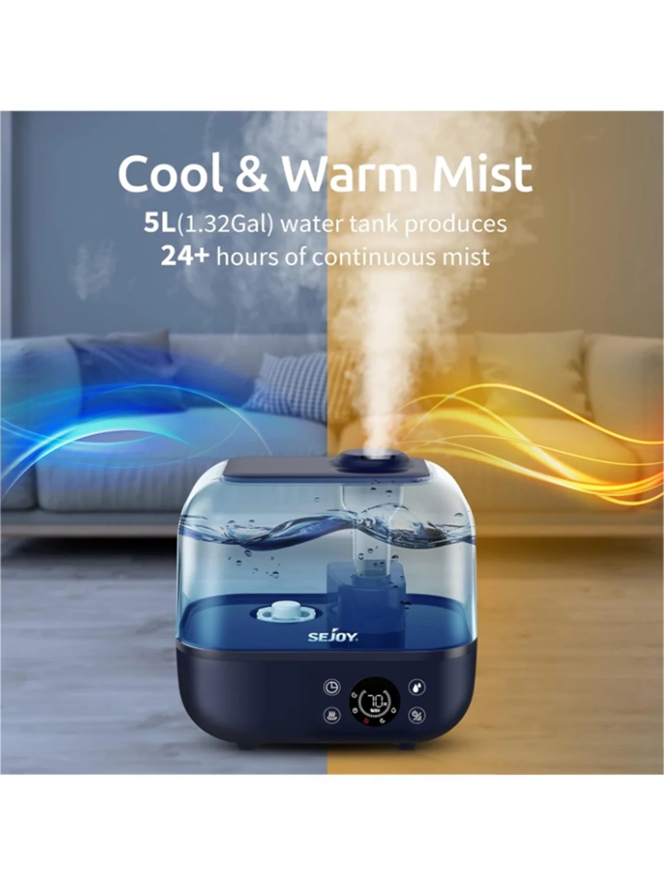5L Humidifier for Bedroom